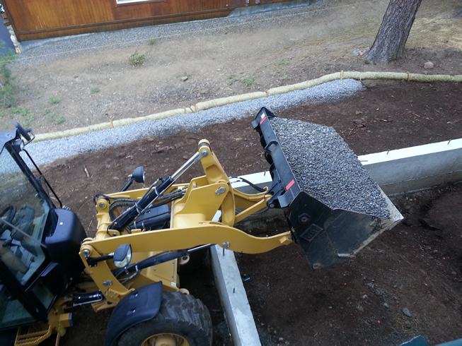 Filling in garage foundation