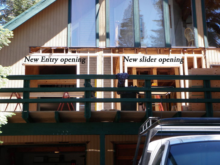 View of new openings from the outside.