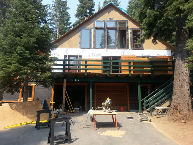 August 23rd view of the house.