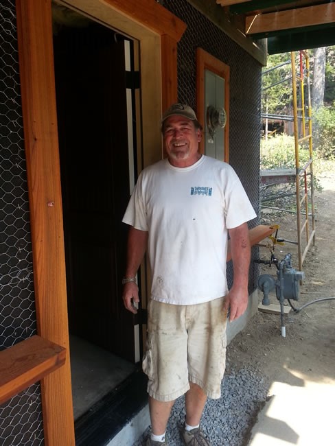 Bob near the ground floor entrance.