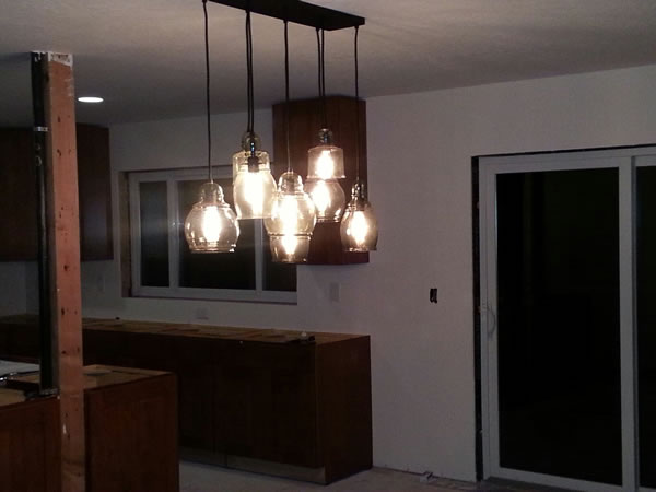 New dining room light.