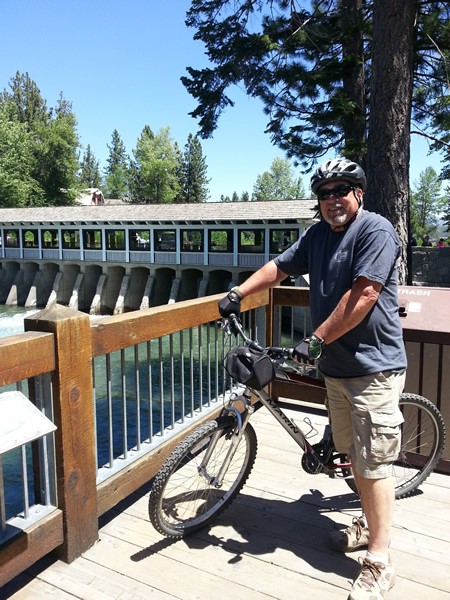 Bob at Fanny Bridge in Tahoe City