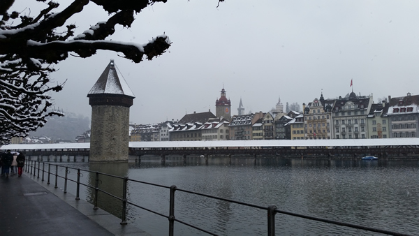 A few wintry days in Lucerne, Switzerland